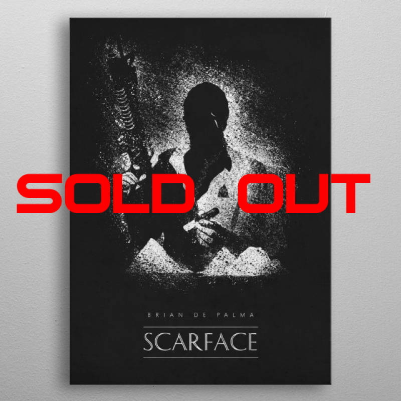 Displate Metall-Poster "Scarface" *AUSVERKAUFT*